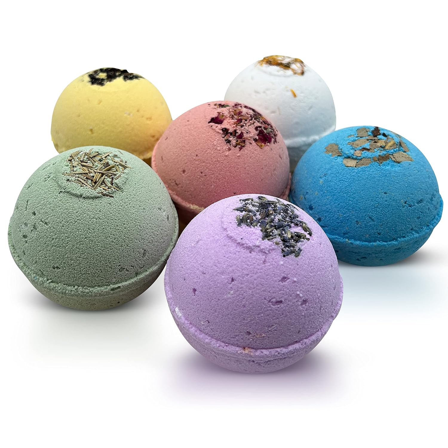 Handmade Organic Bath Bombs Gift Set For Women All Natural with Epsom Salt Relaxation Dead Sea Salt – Natural and Safe Bath Bombs Kit for Kids Her