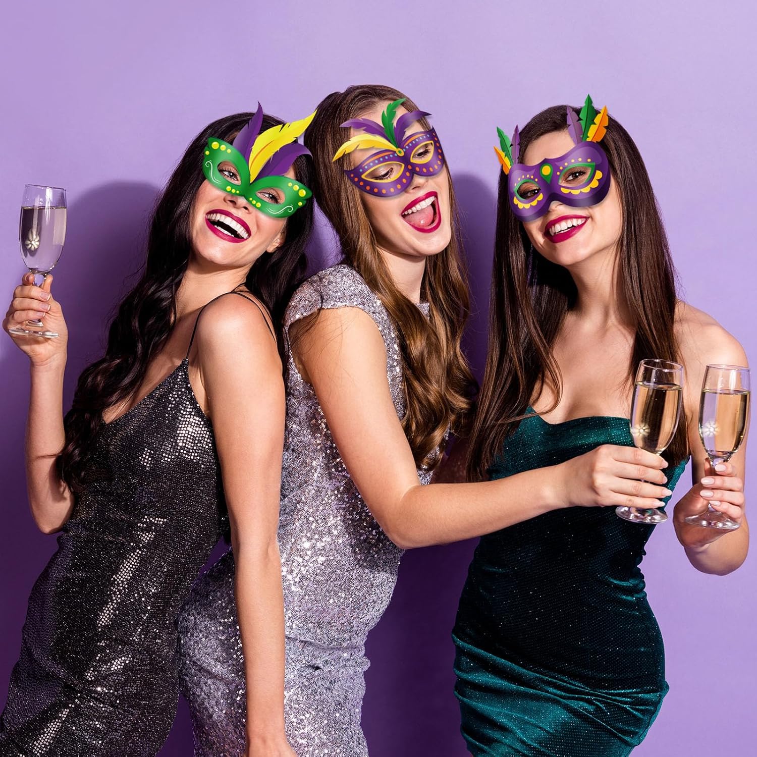 16 máscaras de Mardi Gras DIY Carnaval para colorear, máscara de papel para fiesta de mascarada, máscara de papel con bolígrafos para actividades de