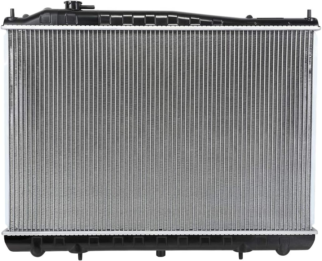 DNA Motoring OEM-RA-2215 Radiador de núcleo de aluminio completo estilo OE compatible con 98-04 FrontierXterra AT, 27-116 pulgadas de ancho x 17-12