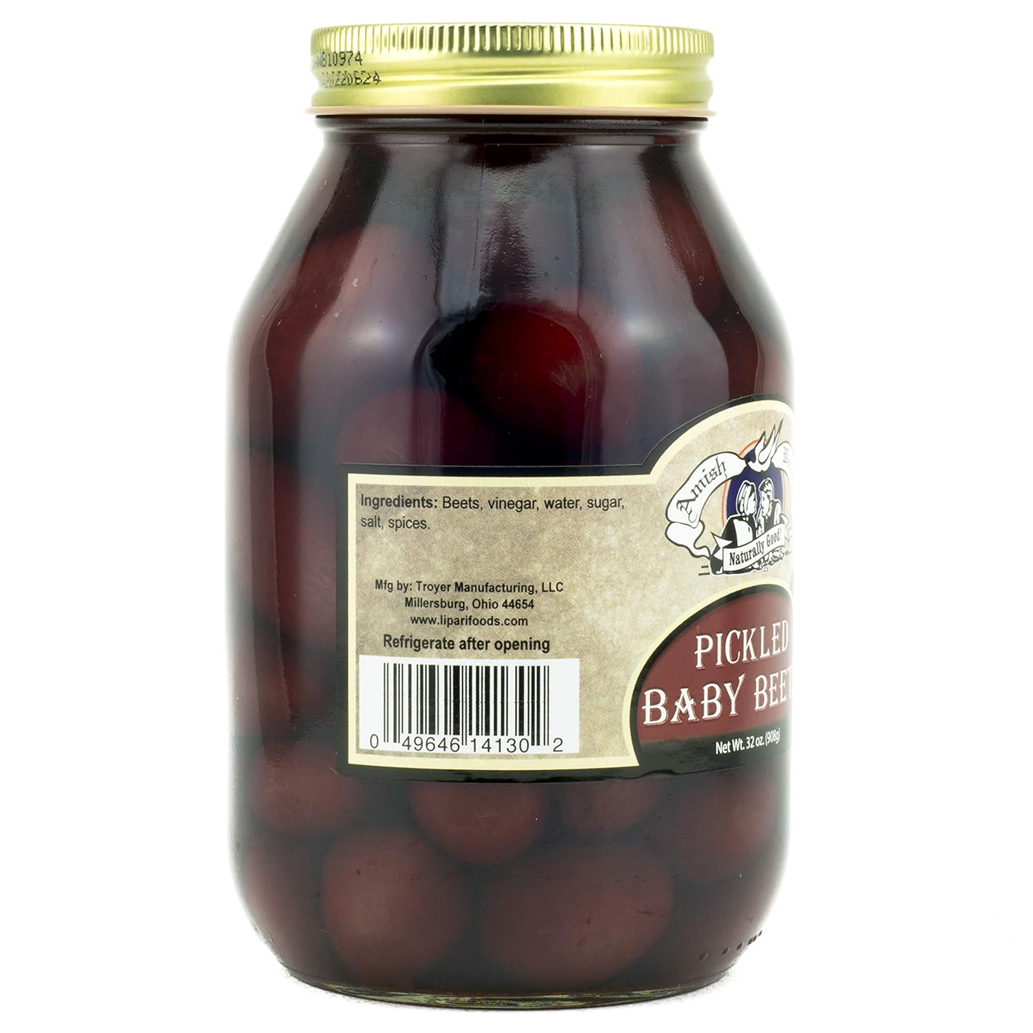 Amish Wedding Remolacha bebé en escabeche 32oz