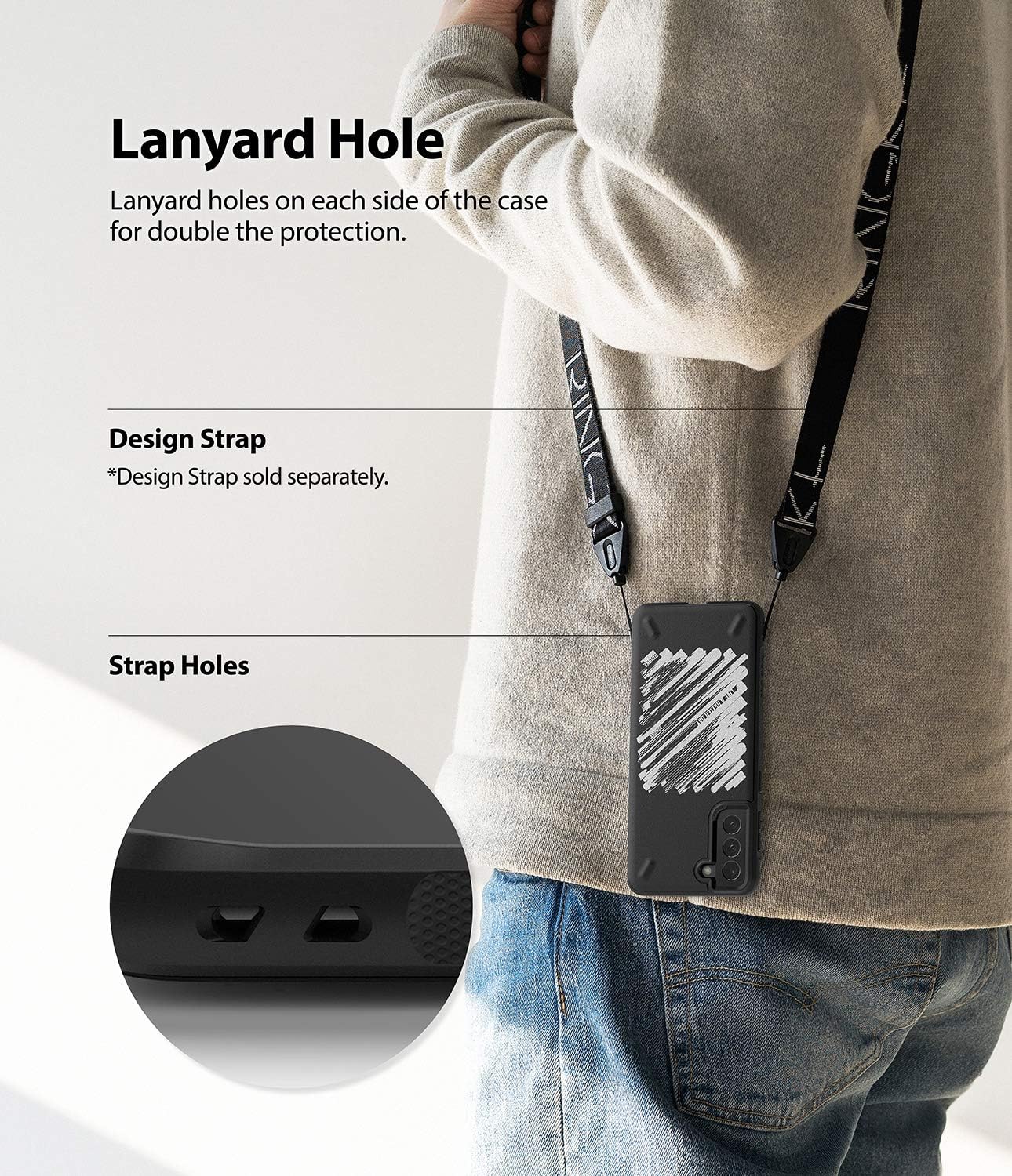 Ringke Onyx Design – Funda compatible con Galaxy S21 Plus, resistente y duradera, a prueba de golpes, con parte trasera de serigrafía, pintura