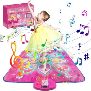Tapete de baile, tapete electrónico de baile, juguetes de baile para niños con 7 modos de juego, regalos de cumpleaños de Navidad con luces LED para Tapete de baile, tapete electrónico de baile, juguetes de baile para niños con 7 modos de juego, regalos de cumpleaños de Navidad con luces LED para