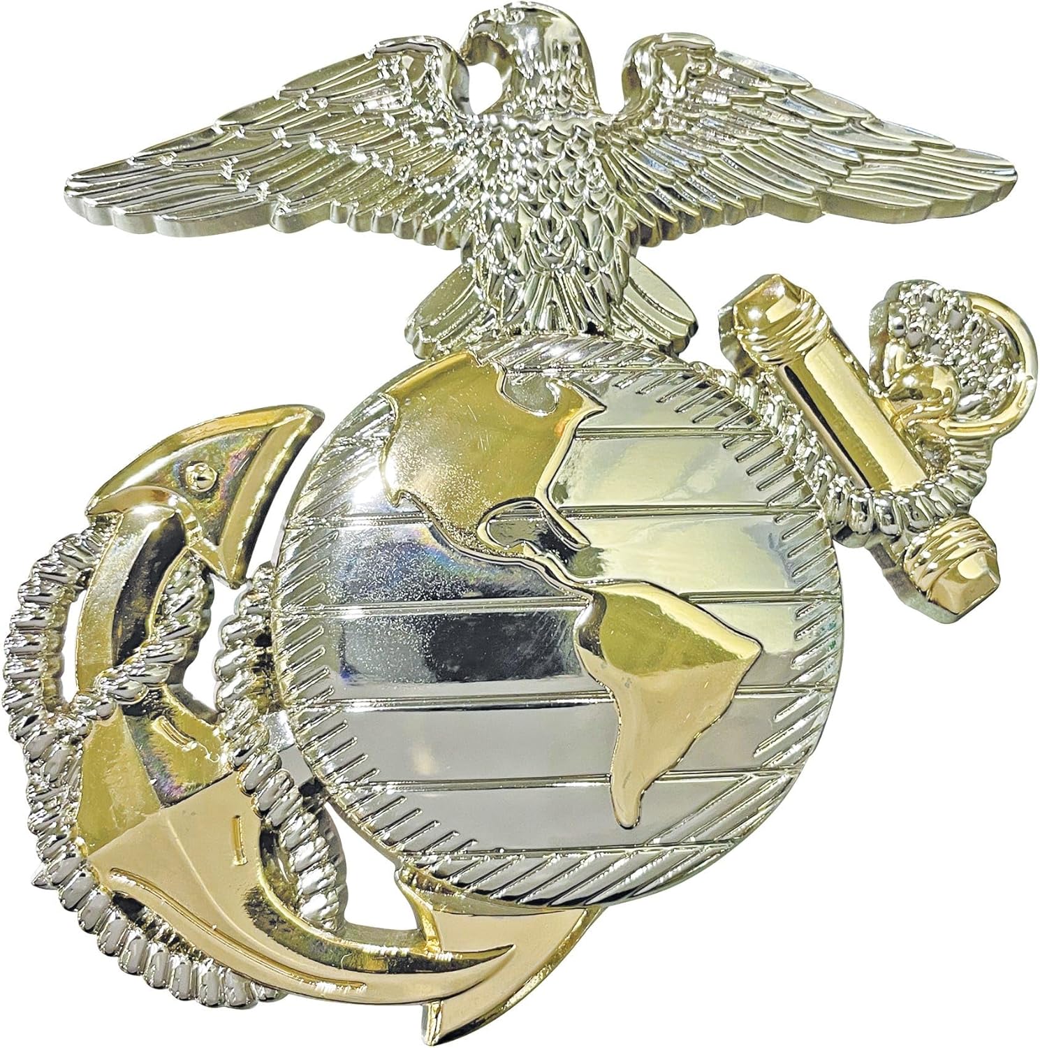 Emblema de coche EGA de doble tono 3D USMC