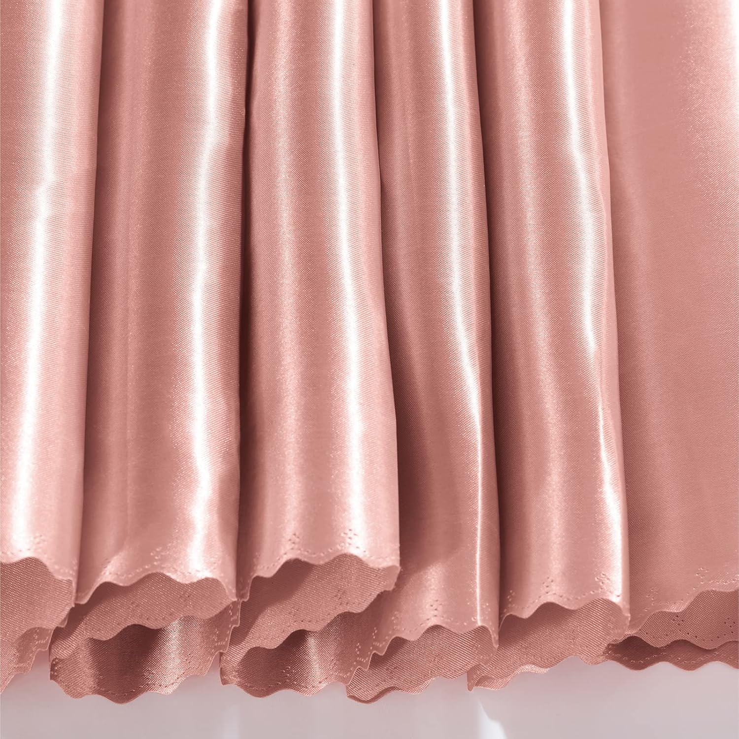 Homiest 1 paquete de mantel de satén de 60 x 84 pulgadas, color oro rosa, mantel de mesa rectangular sedoso, manteles de satén para boda, recepción,