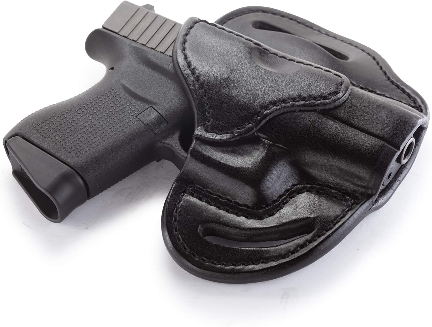 1791 Gunleather Glock 43 – Funda de piel para pistolas de mano derecha OWB G43 para cinturones. Se adapta a Glock 43 y Ruger LC9 y Ruger SR22
