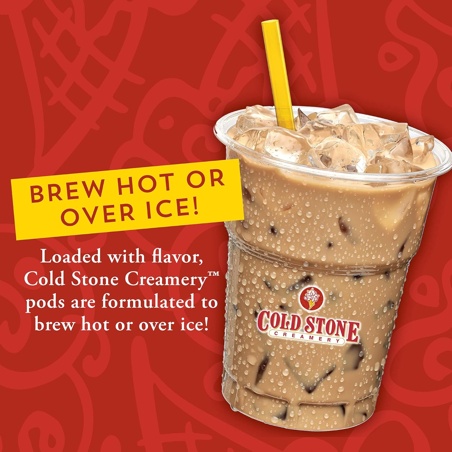 Cold Stone – Bebidas cremosas, galletas y cápsulas de café con sabor a helado cremoso, compatible con cafeteras K Cup incluyendo 2.0, 40 unidades