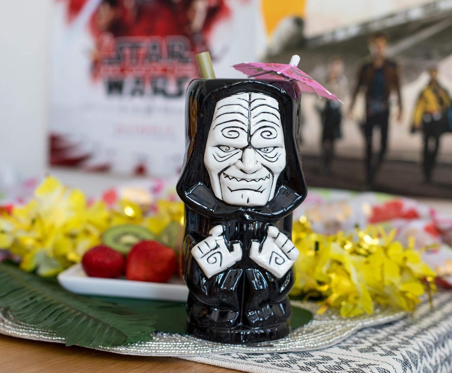 STAR WARS Geeki Tikis Emperor Palpatine – Taza de cerámica con capacidad para 18 onzas