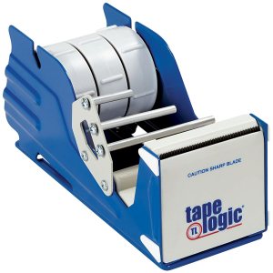 Dispensador de mesa multirollo, 3.0 in, azul, 1cada uno Dispensador de mesa multirollo, 3.0 in, azul, 1cada uno