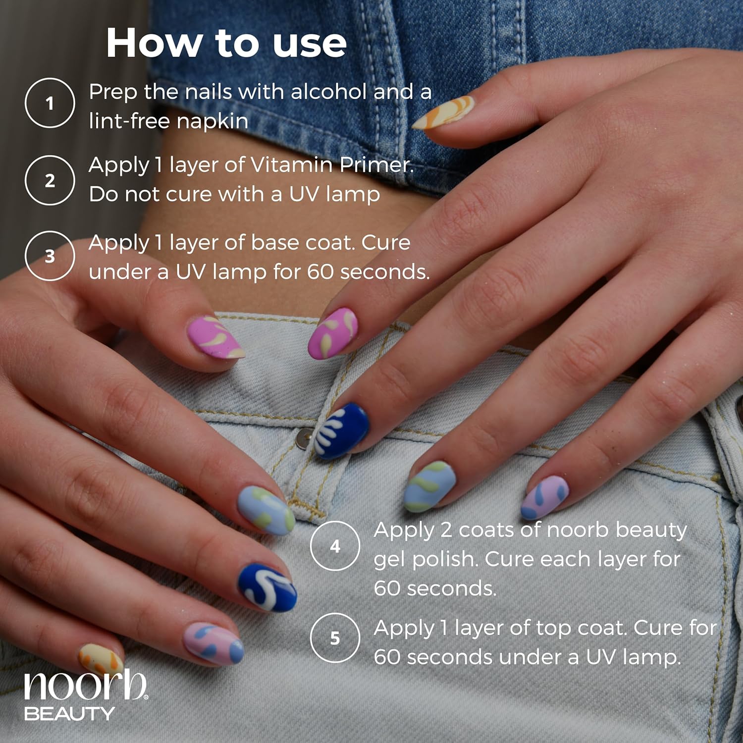 Esmalte de gel azul tinta, esmalte de uñas de gel natural con pigmentos orgánicos, esmalte de gel de uñas UV para remojar el esmalte de uñas de