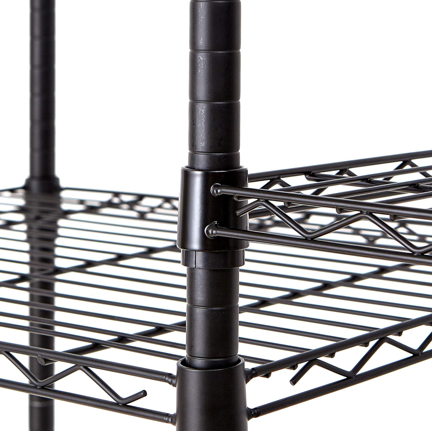 DormCo Suprima – Mini estante Supreme con estantería suprema, color negro, 4 estantes adicionales (ahorro de espacio)