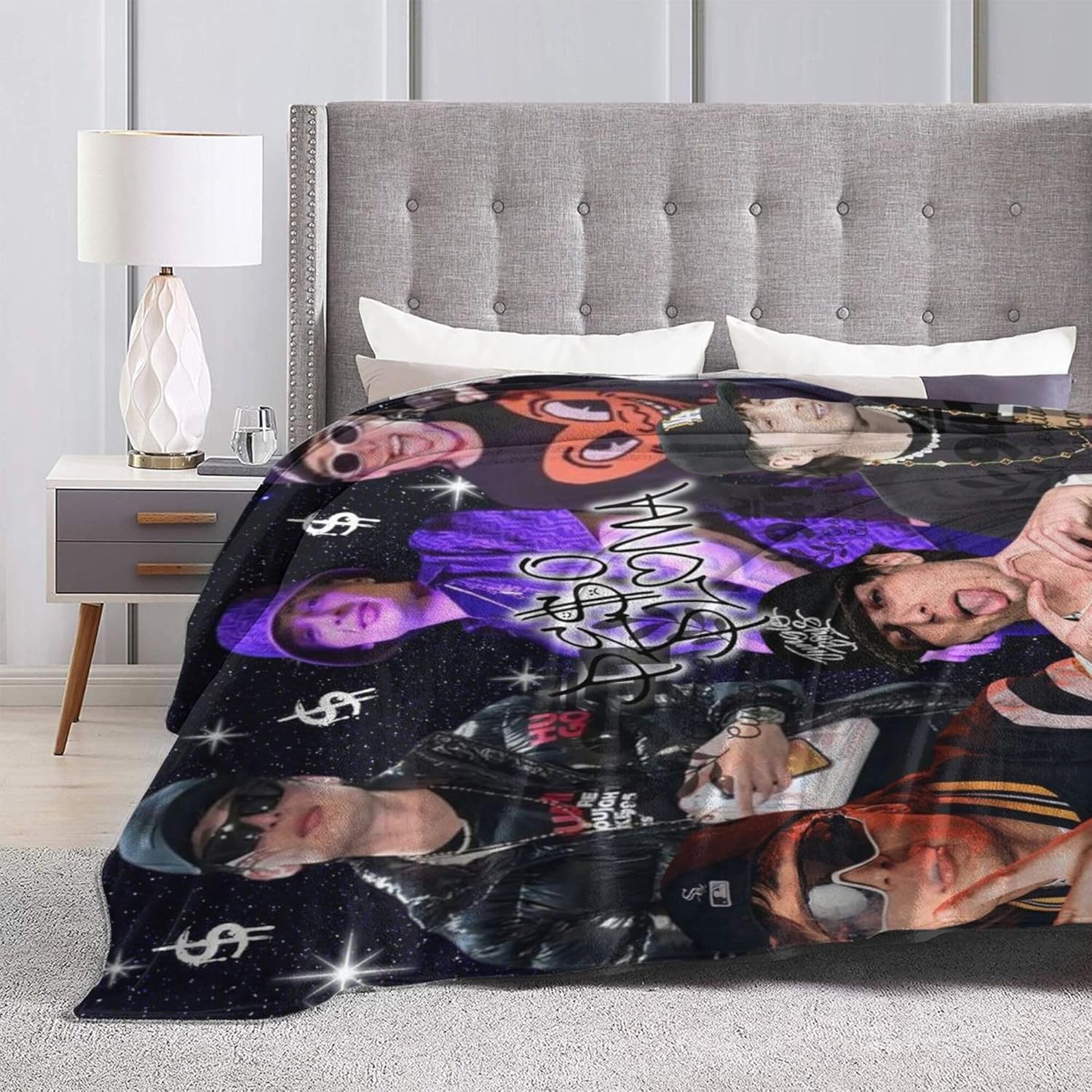 Peso – Manta de collage musical de pluma, cálida y acogedora manta de felpa para cama, sofá, cama, sofá, decoración de sofá, sofá, decoración de