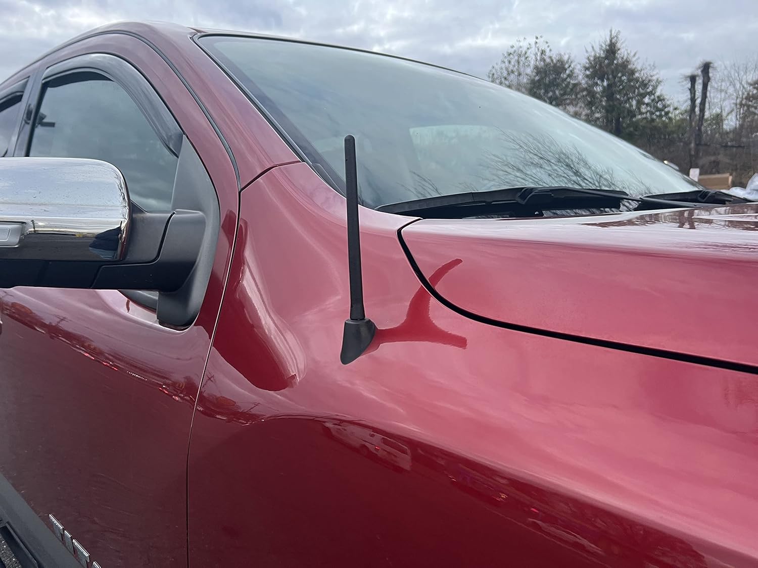 Mástil de antena de 6 34 pulgadas negro para Nissan Titan (2004-2021)  Antena de camioneta premium altamente duradera  Antena de radio a prueba de