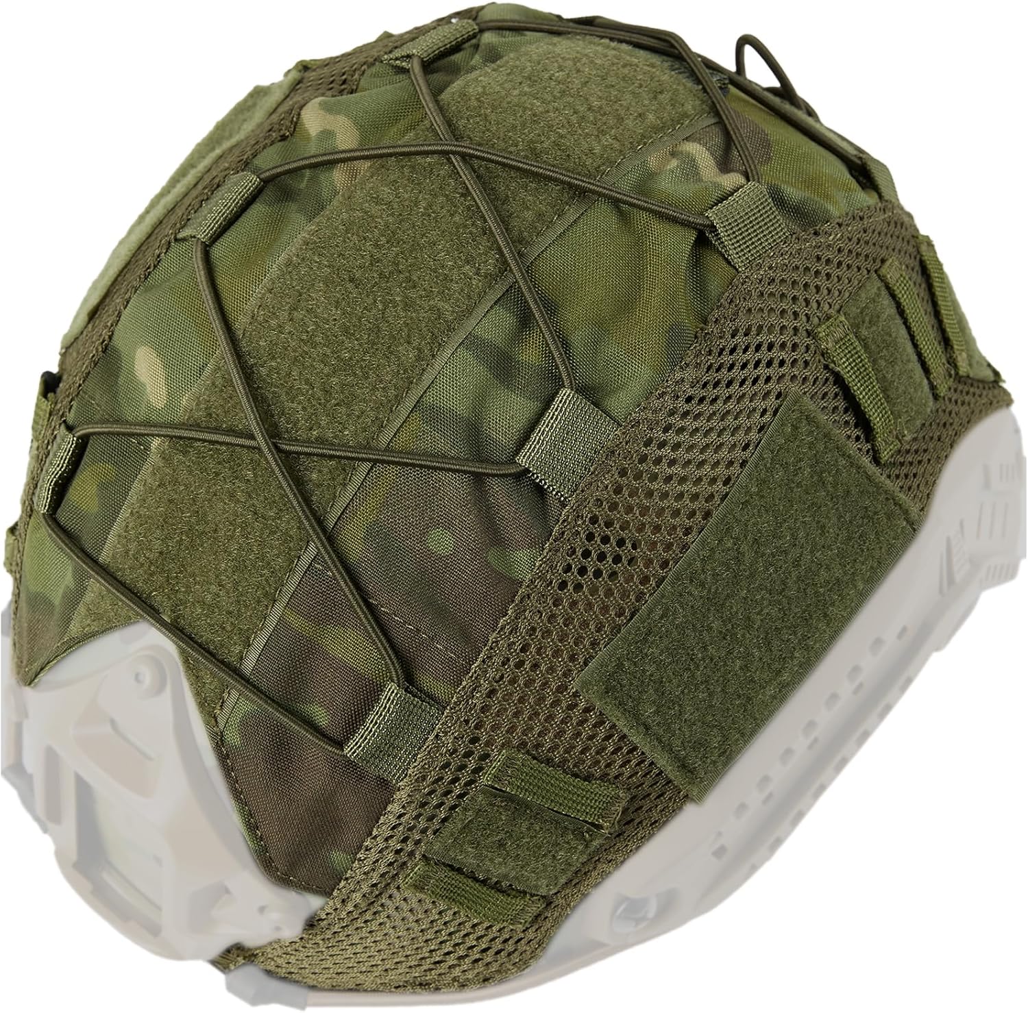 OneTigris Funda para casco, cubierta táctica de tela multicámara para casco rápido en talla L o ML, XL o LXL, casco de golpes en talla XL o LXL –