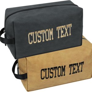 Graceful life Neceser personalizado para hombres, bolsa de afeitar personalizada resistente al agua para accesorios de aseo personal, Negro -, Graceful life Neceser personalizado para hombres, bolsa de afeitar personalizada resistente al agua para accesorios de aseo personal, Negro -,