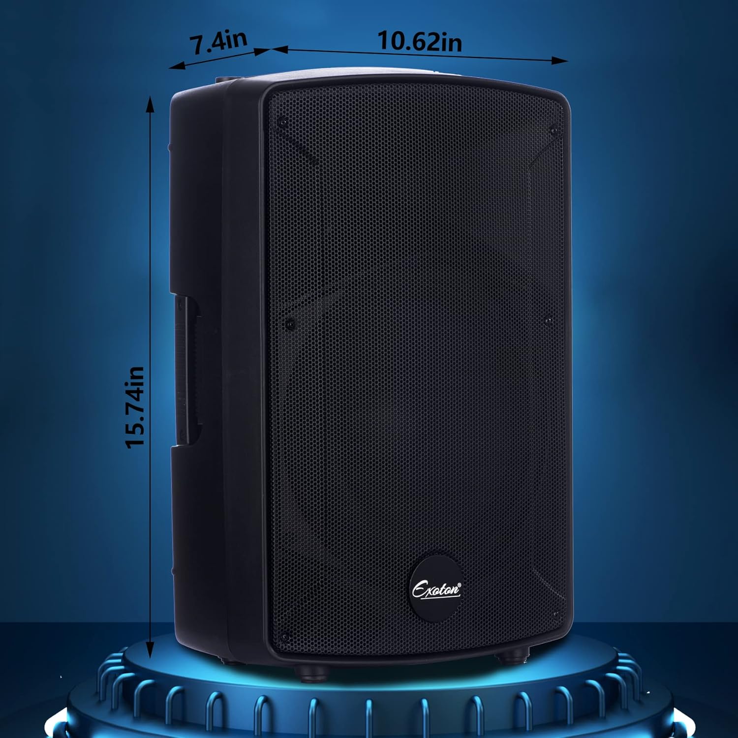 S-1202 Sistema PA Bluetooth de 12 pulgadas y 2000 W con juego de mezclador eléctrico, altavoces pasivos con mezclador de 6 canales, soportes,