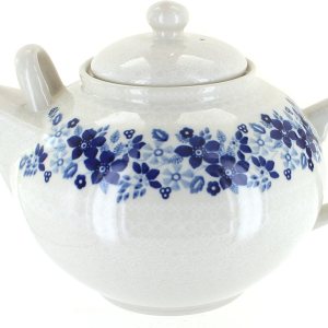 Blue Rose – Tetera grande de cerámica polaca Christiana Blue Rose – Tetera grande de cerámica polaca Christiana