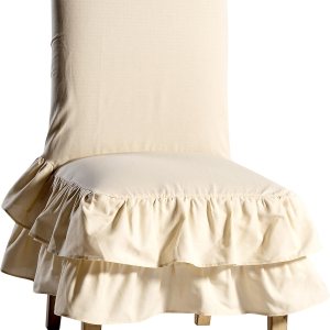 Classic Slipcovers Cotton Duck – Silla de comedor de 2 niveles, natural Classic Slipcovers Cotton Duck – Silla de comedor de 2 niveles, natural
