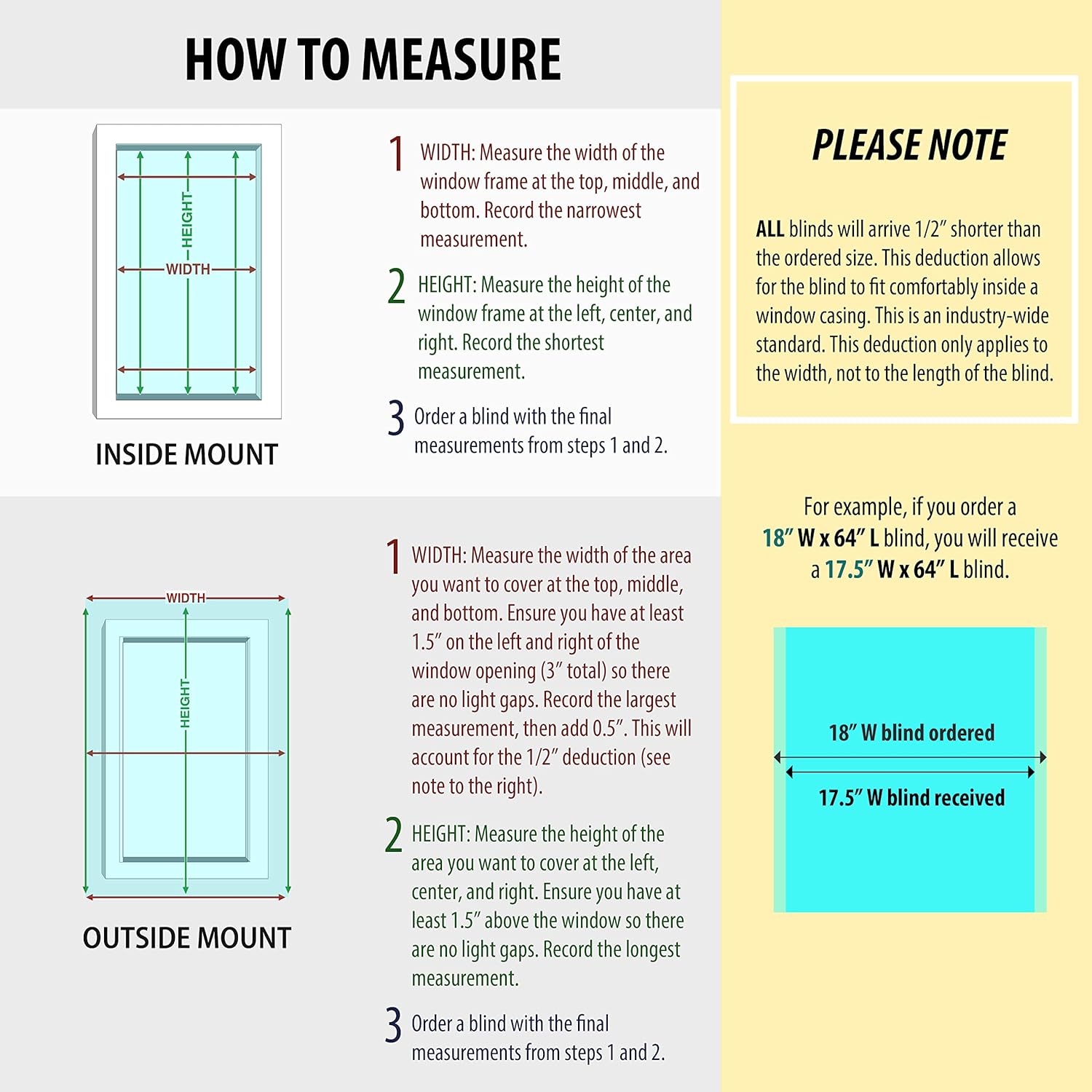 Persianas imitación de madera sintética de 2 pulgadas para oscurecer habitaciones, sin cordón, color blanco