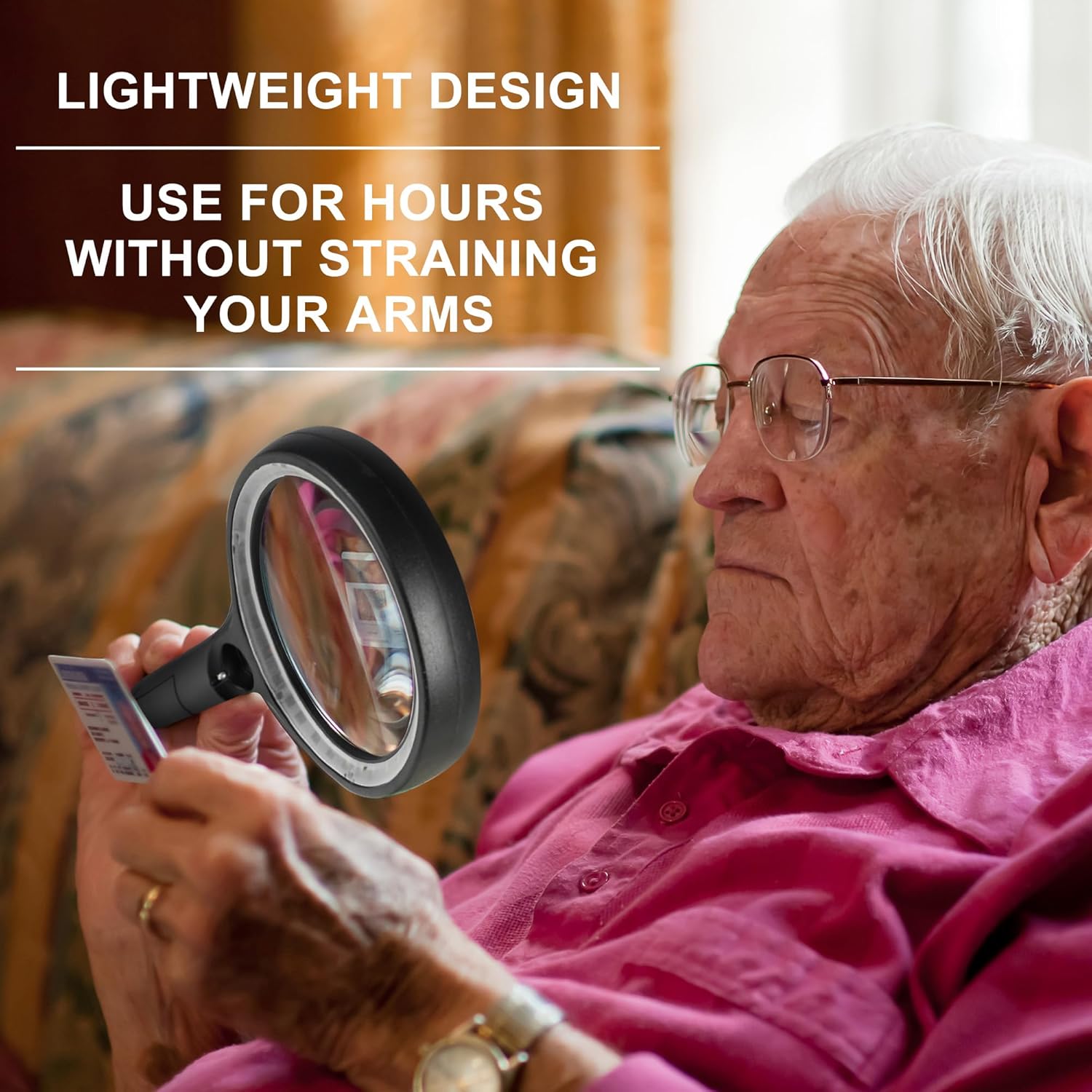 Lupa con 30 luces LED, 10 x 20 x 45 X, lupa iluminada de mano con 1 luz UV para lectura, inspección, monedas, joyas, lupa de luz de exploración