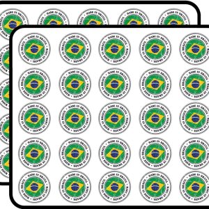 Made in Brazil Grunge Flag Stamp Art Decor Sticker for Scrapbooking, Calendars, Arts, Kids DIY Crafts, Album, Bullet Journals 50 Pack Made in Brazil Grunge Flag Stamp Art Decor Sticker for Scrapbooking, Calendars, Arts, Kids DIY Crafts, Album, Bullet Journals 50 Pack