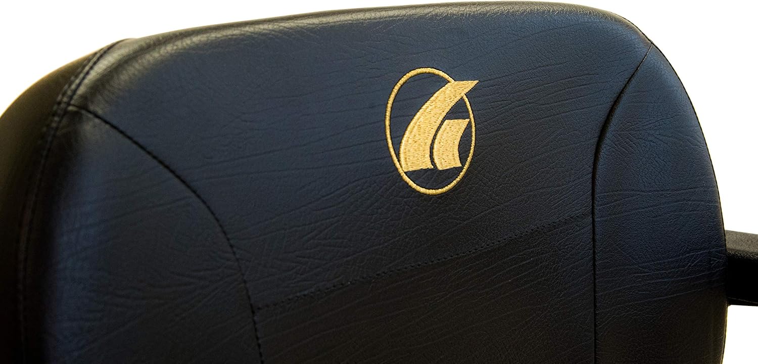 Golden Technologies New LiteRider Envy Silla de ruedas eléctrica, color rojo, asiento de 20 pulgadas