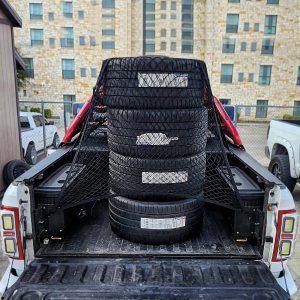 MICTUNING Red de carga para caja de camión, red de carga altamente elástica de 4 x 4 pies, organizador de malla elástica de hasta 7 x 7 pies para MICTUNING Red de carga para caja de camión, red de carga altamente elástica de 4 x 4 pies, organizador de malla elástica de hasta 7 x 7 pies para