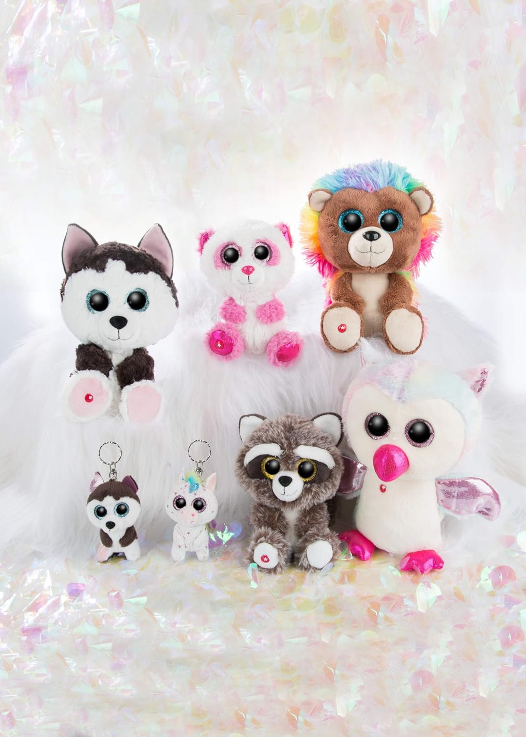 NICI 46623 GLUBSCHIS – Búho de peluche (9.8 in), multicolor