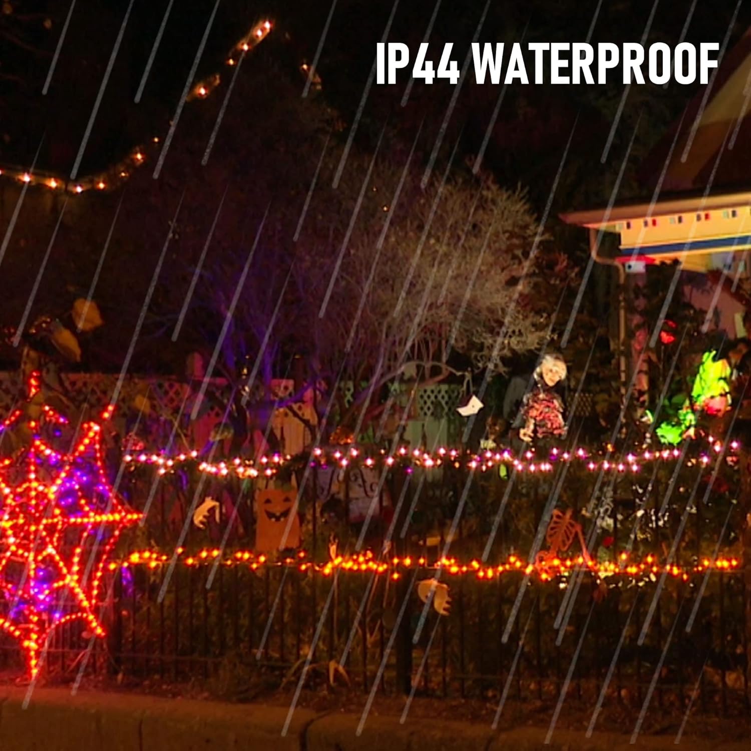 Dazzle Bright – Guirnalda de cobre con 60 luces LED de 20 pies de largo a pilas y a prueba de agua para decoraciones navideñas, de interior,