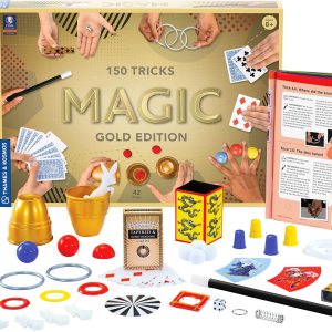 Thames & Kosmos Magic Gold Edition Juego con 150 trucos Manual de instrucciones a todo color de 96 páginas 42 accesorios Tutoriales en video Thames & Kosmos Magic Gold Edition Juego con 150 trucos Manual de instrucciones a todo color de 96 páginas 42 accesorios Tutoriales en video