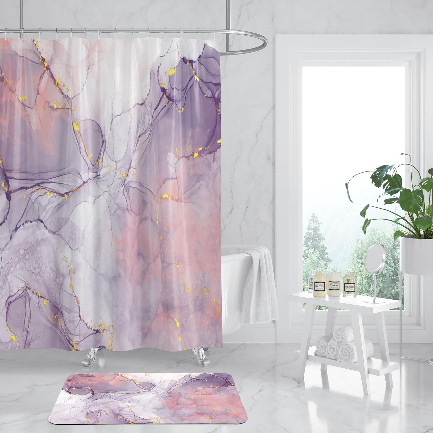 Gibelle Alfombra de baño súper absorbente, de secado rápido, delgada, para debajo de la puerta, parte trasera de goma antideslizante, para frente de