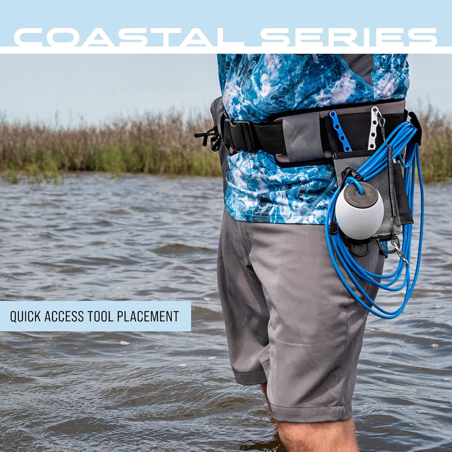 FROGG TOGGS Pursuit Fishing Wading Belt for Quick Tackle Access