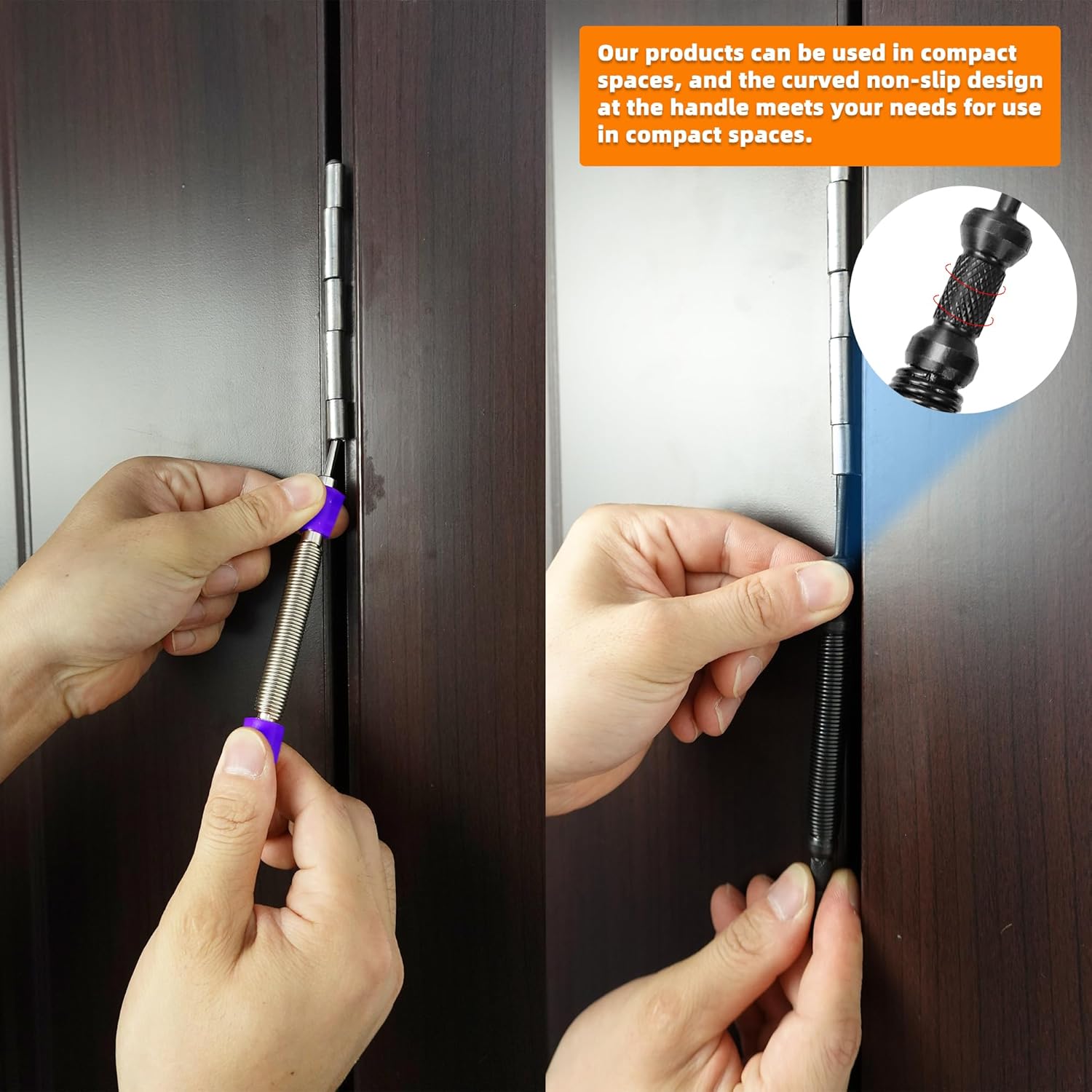 Juego de uñas de 1 pieza, doble cabeza, perforador central de doble cabeza, herramienta de uñas con 132 pulgadas, 116 pulgadas