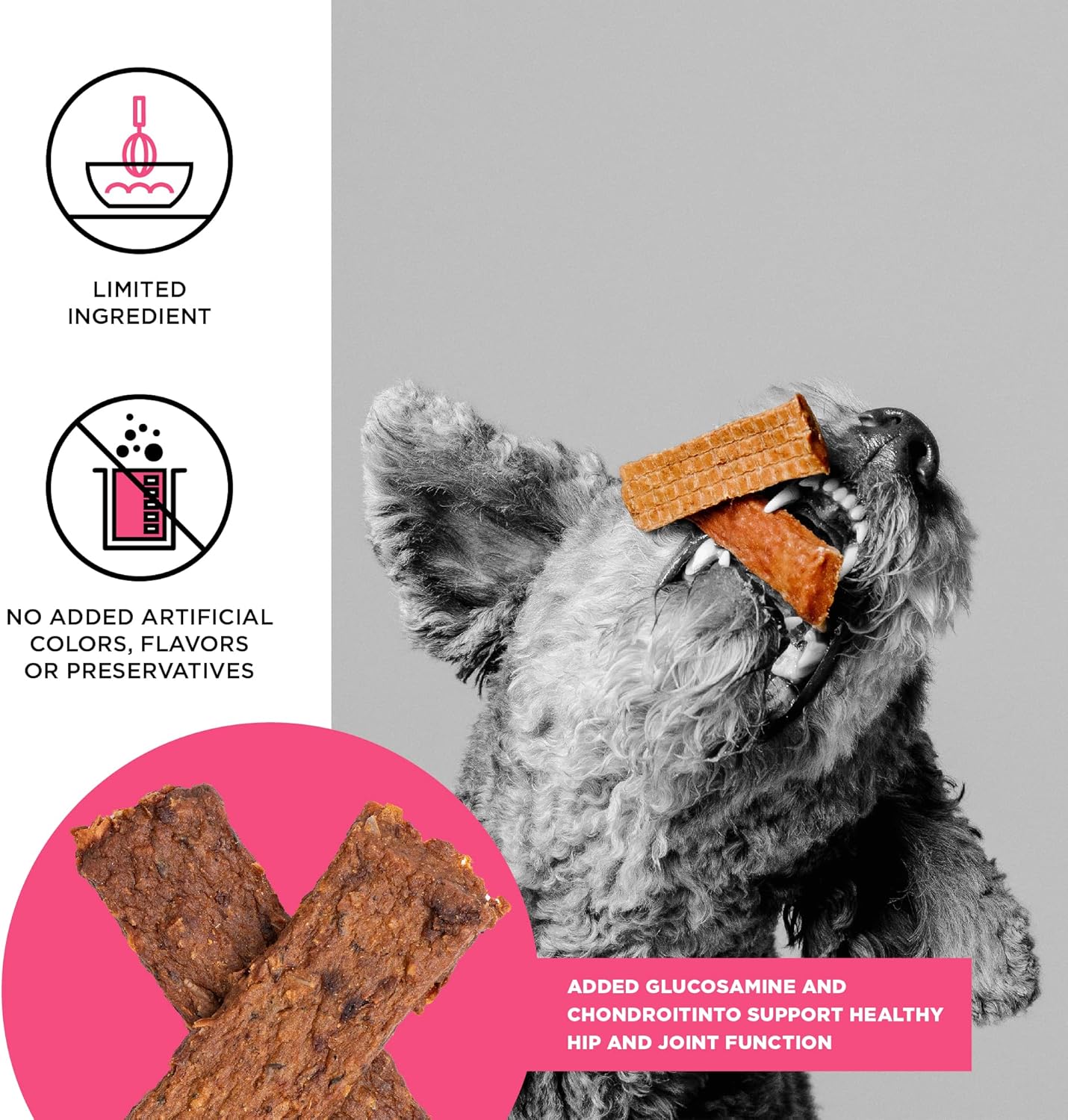 BIXBI Liberty Hip & Joint Chicken Jerky 5OZ