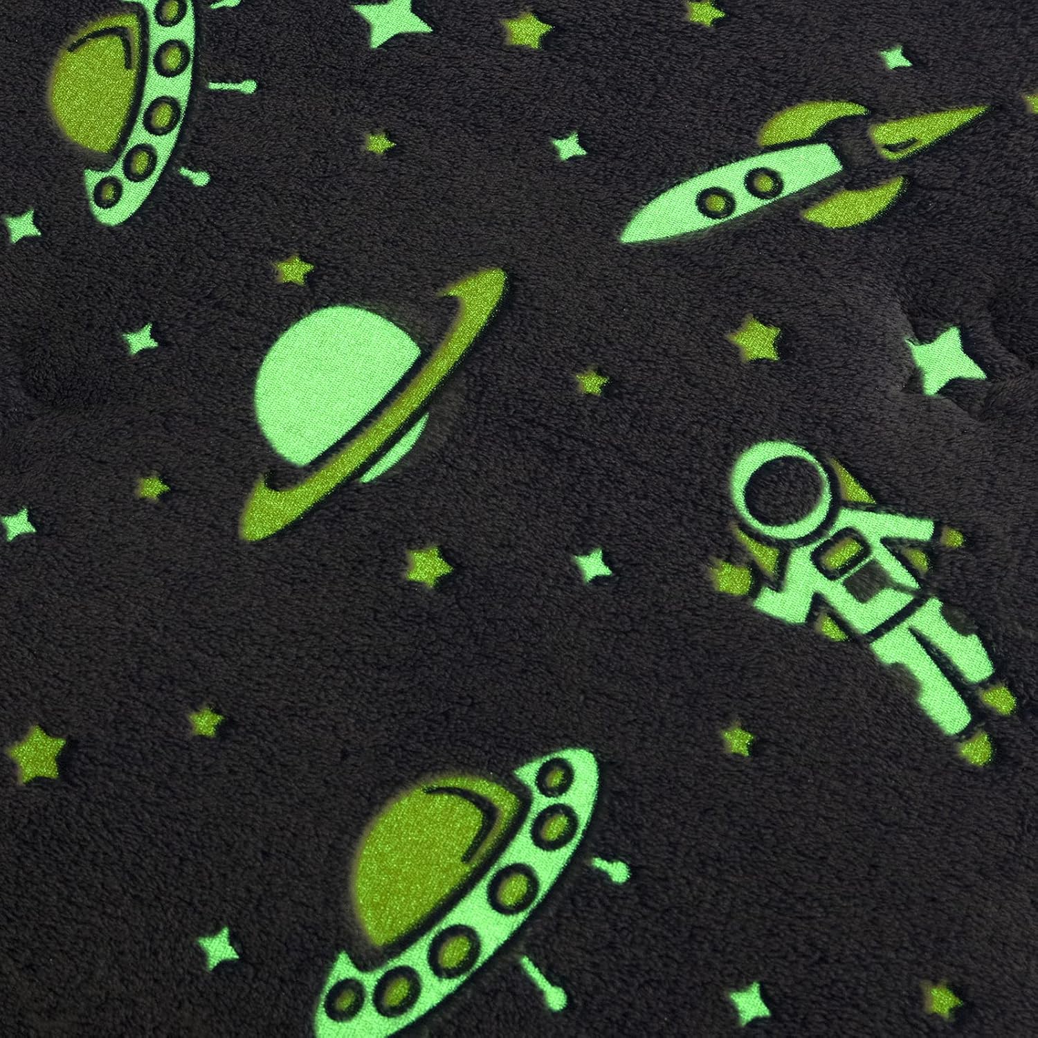 HOMBYS Juego de edredón que brilla en la oscuridad de 5 piezas individualindividual XL con sábanas, juegos de edredón de terciopelo de astronautas