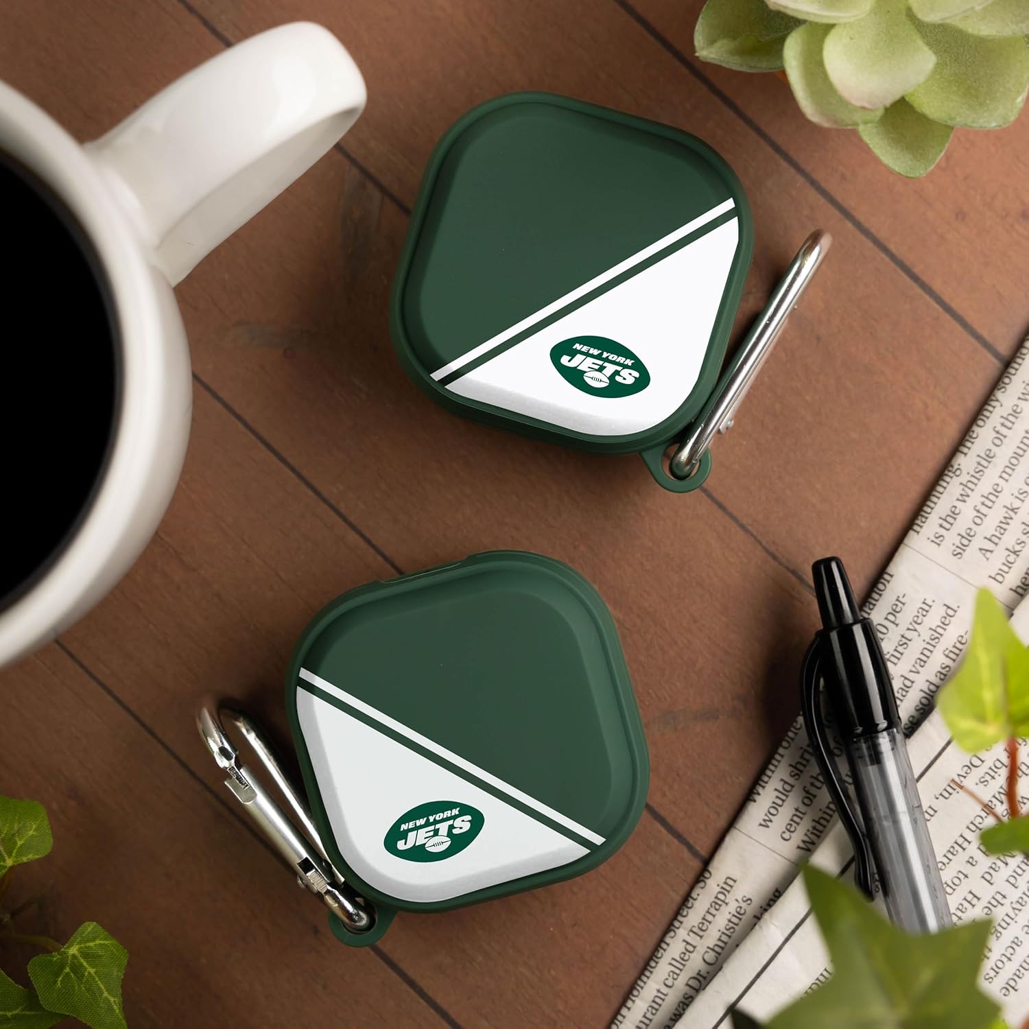 Game Time New York Jets HDX Champion Series – Funda compatible con Samsung Galaxy Buds Pro