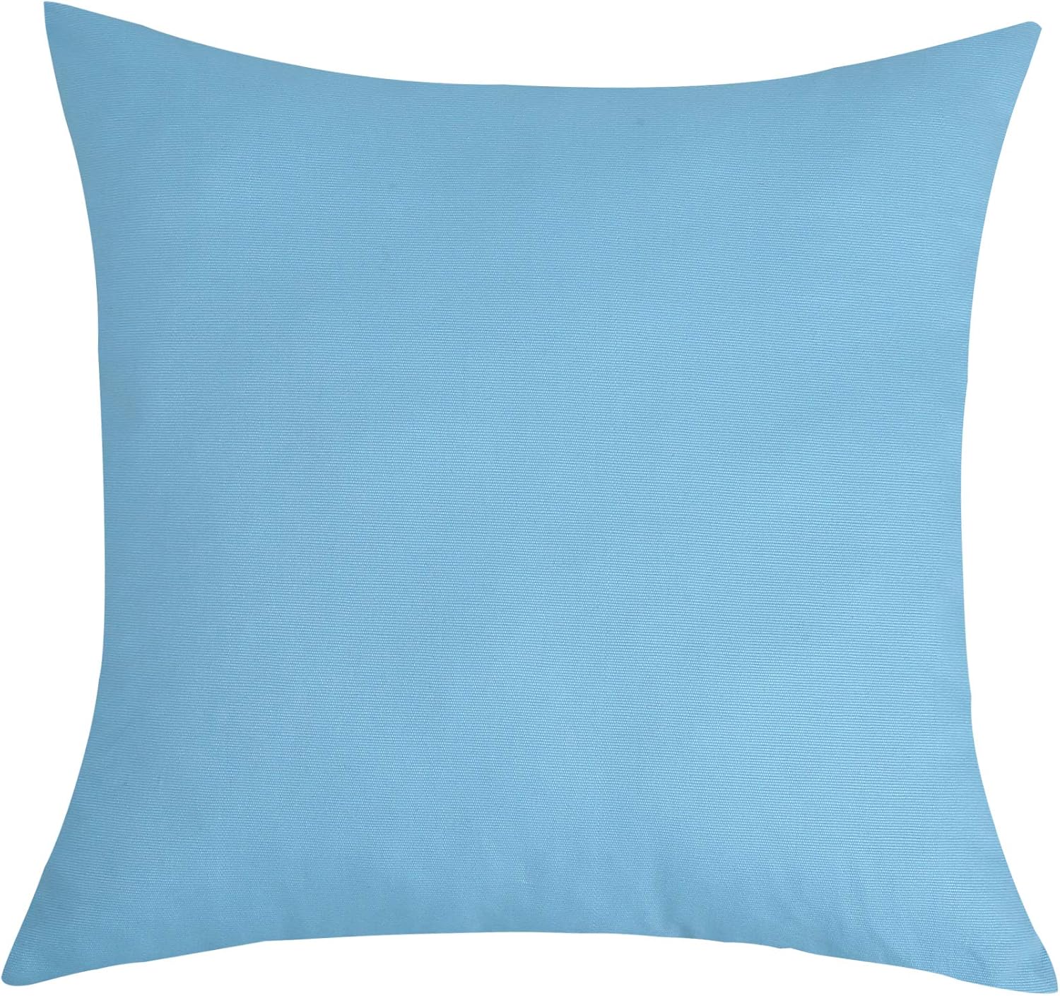 TangDepot – Funda de almohada hecha a mano 100% lona de algodón, Azul (Sky Blue)