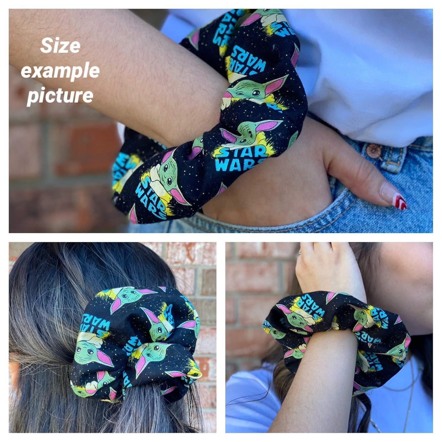 Mandalorian Scrunchie Hair Tie Scrunchies