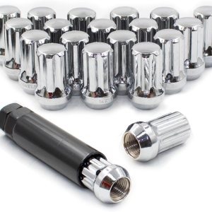 Wheel Accessories Parts Juego de 20 tuercas cromadas de 916 de 1.50 pulgadas de largo, con bloqueo de diámetro pequeño para camión de 916 pulgadas Wheel Accessories Parts Juego de 20 tuercas cromadas de 916 de 1.50 pulgadas de largo, con bloqueo de diámetro pequeño para camión de 916 pulgadas