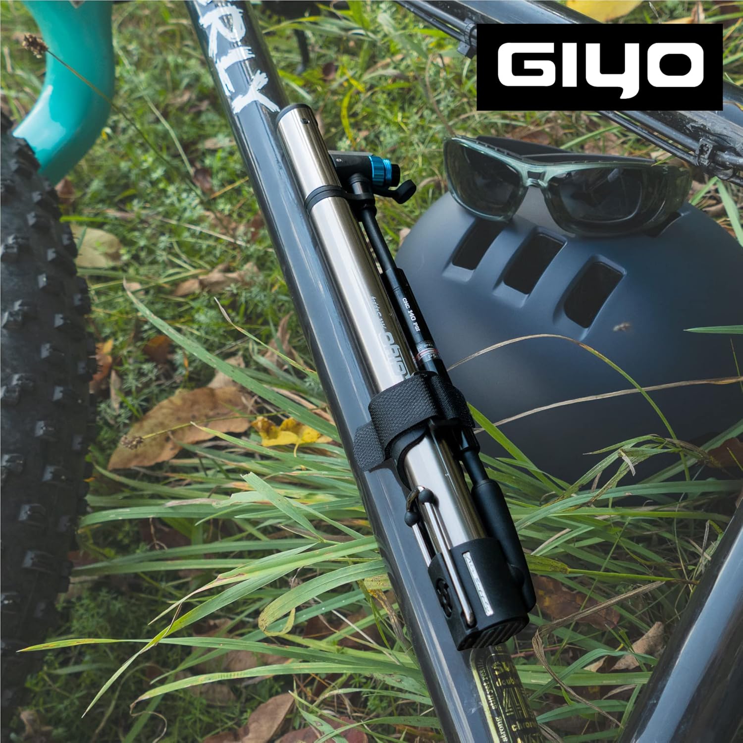 GIYO GM741 – Bomba de bicicleta de alta precisión con medidor  Bomba de piso portátil, duradera y ligera para bicicletas de montaña y carretera, 140