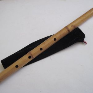 1.8 Shakuhachi pentatónico sin extremo de raíz 5 agujeros – Instrumento Zen tradicional 1.8 Shakuhachi pentatónico sin extremo de raíz 5 agujeros – Instrumento Zen tradicional
