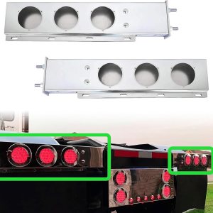 Perchas de lodo para semircamiones, 1 par de perchas resistentes para semirremolques con recortes de luz Perchas de lodo para semircamiones, 1 par de perchas resistentes para semirremolques con recortes de luz