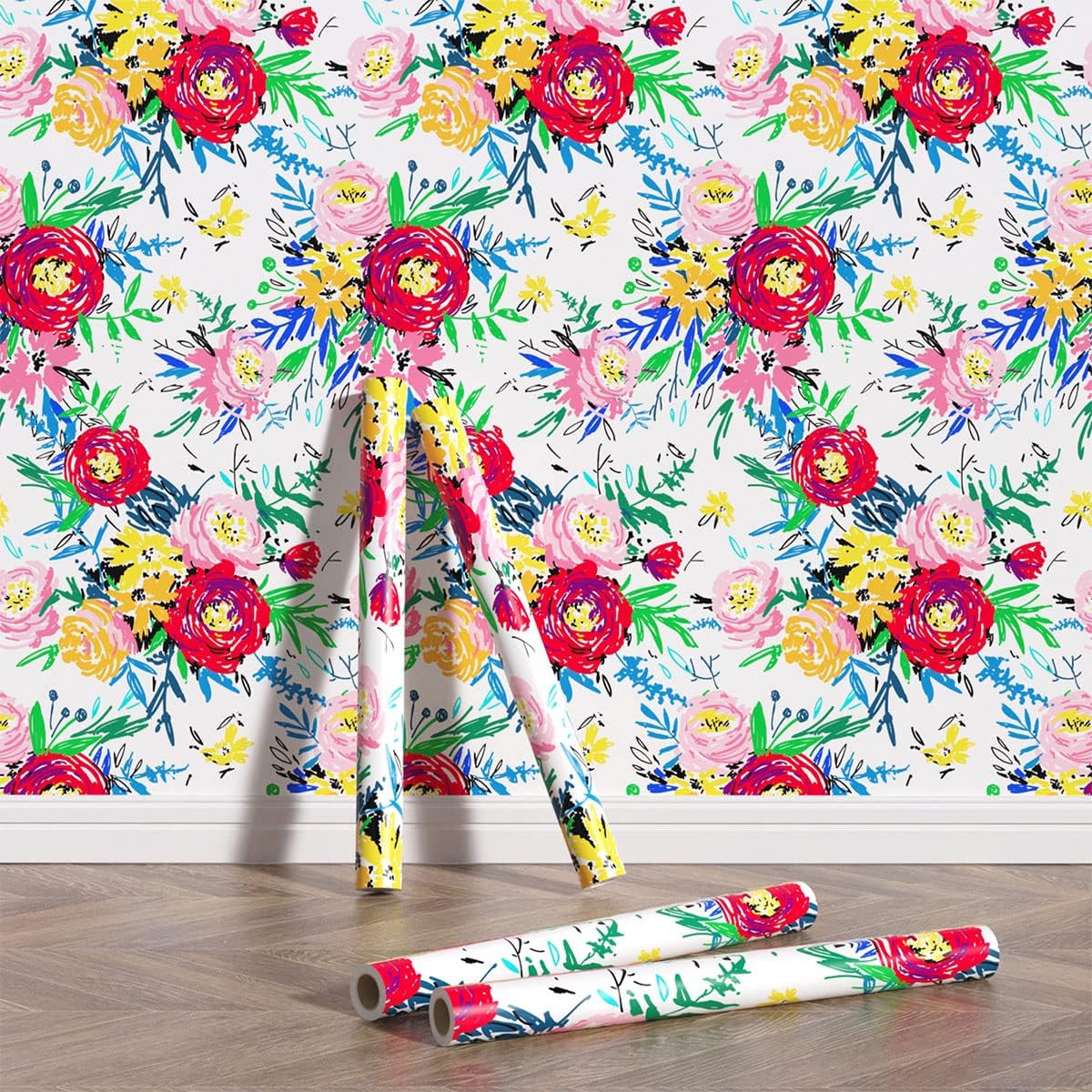 Papel tapiz para despegar y pegar, papel tapiz rosa floral, papel tapiz para dormitorio, papel tapiz de contacto extraíble, papel tapiz impermeable
