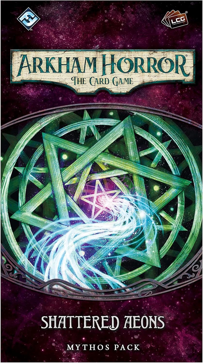 Fantasy Flight Games Arkham Horror The Card Game Shattered Aeons Mythos Pack  Descubre verdades cósmicas! Juego de cartas cooperativo de vida, a