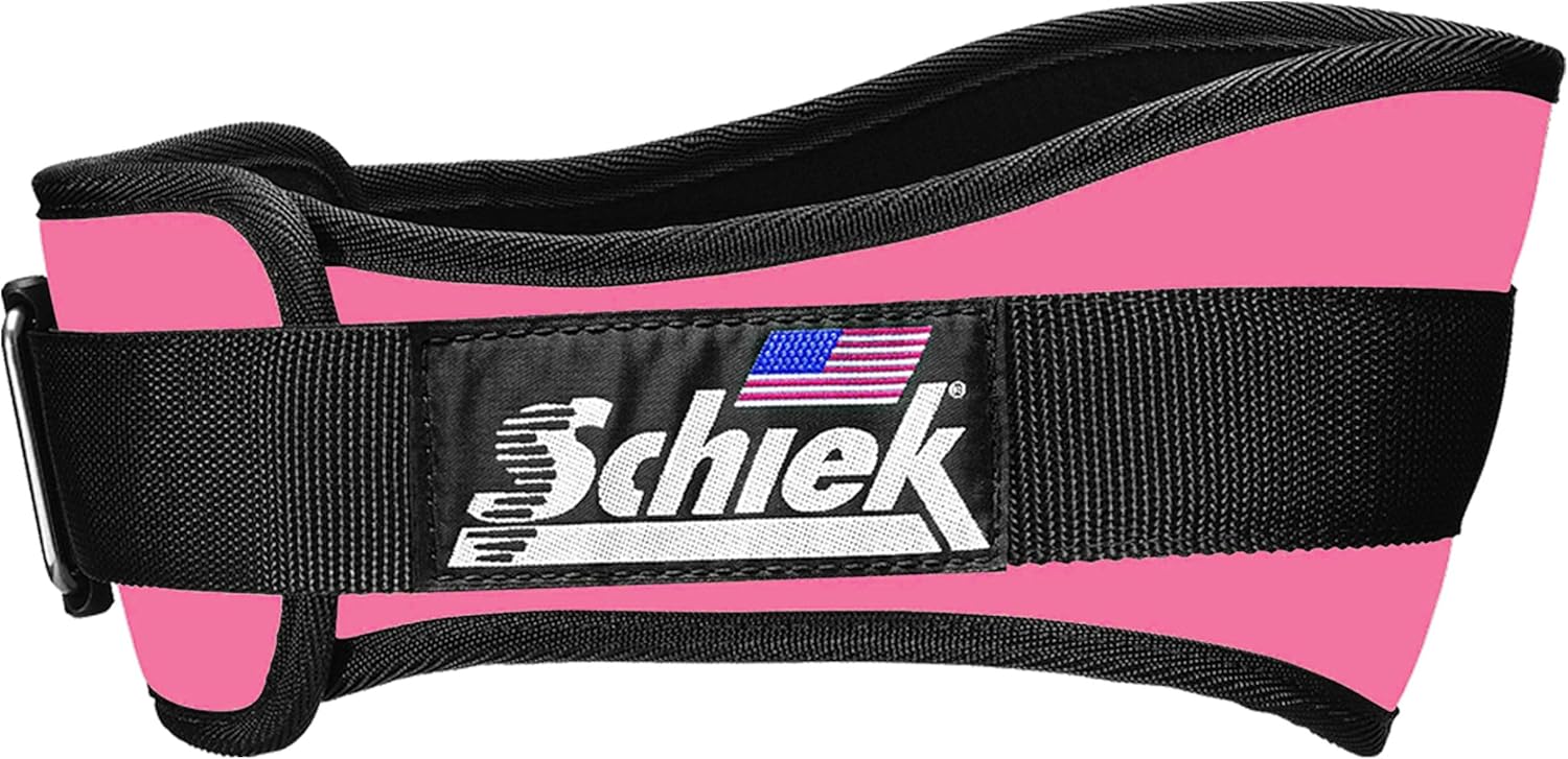 Schiek Modelo deportivo 2004 Nylon 4 34″ Cinturón de levantamiento de pesas – Negro