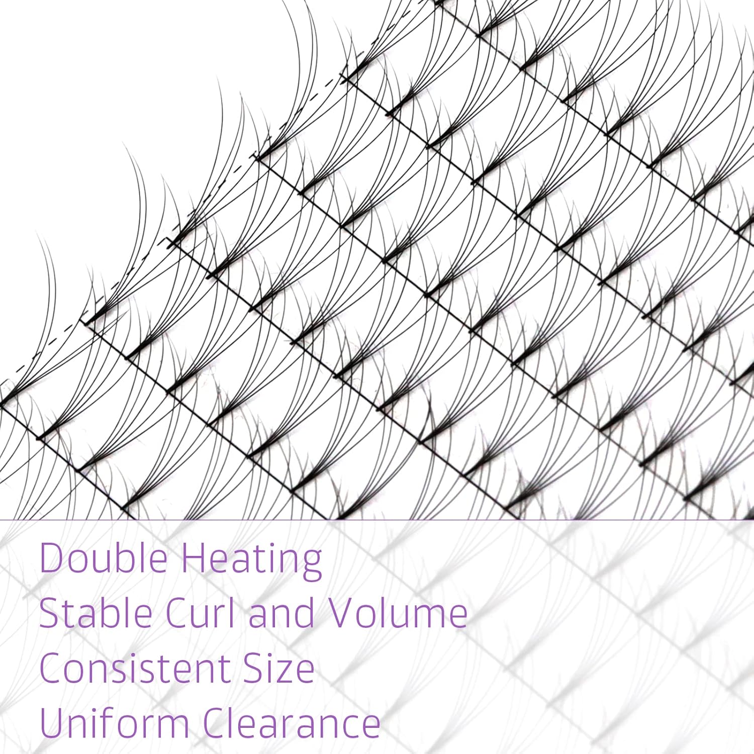 EMEDA Extensiones de pestañas prefabricadas con 180 abanicos, base puntiaguda, base fina, 5D, rizo D, extensiones de pestañas prefabricadas con