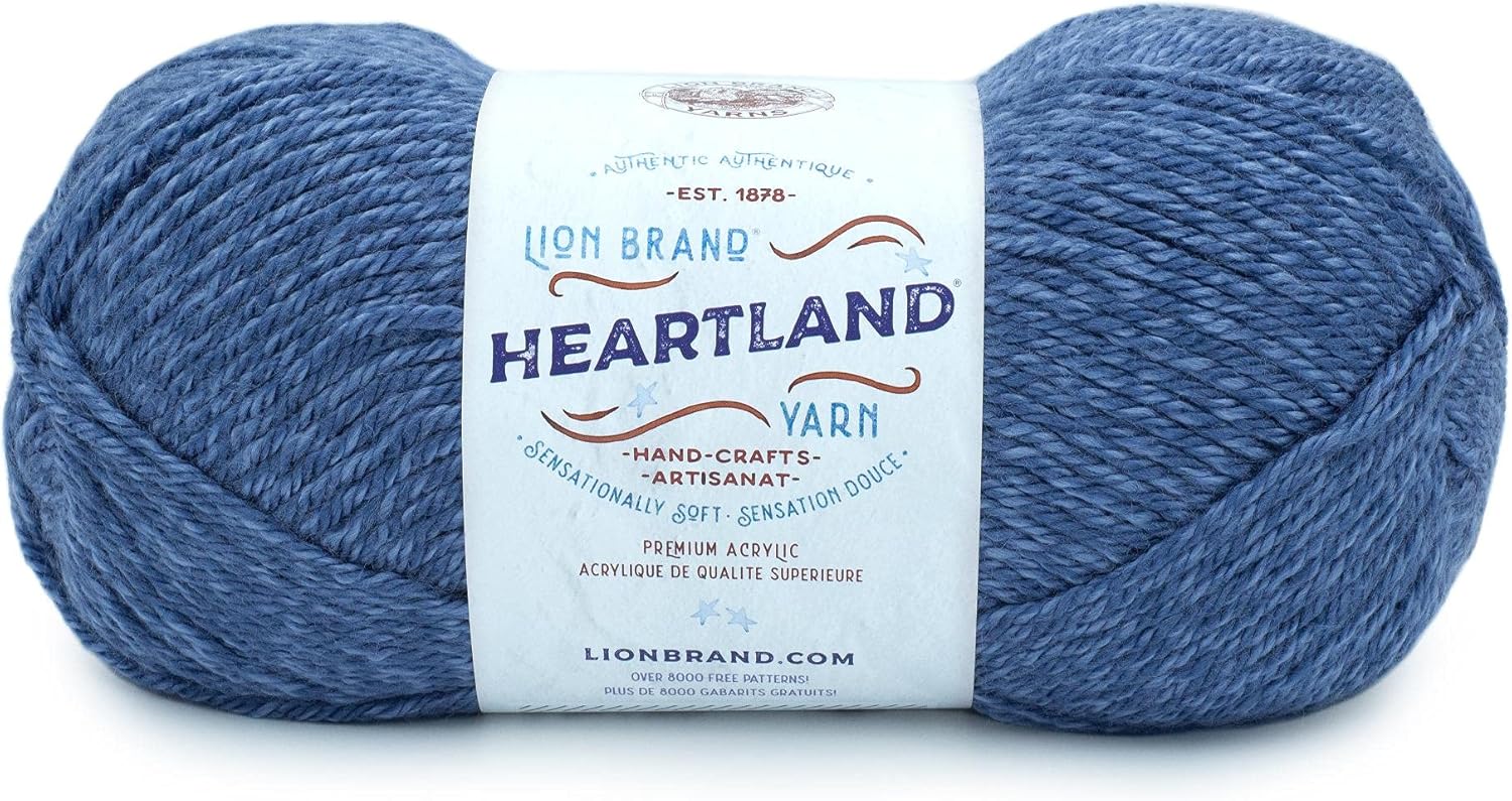 Lion Brand Yarn Heartland- Ovillo de hilo, Cavernas de Carlsbad, 1 cadejo