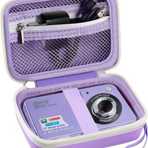 GWCASE Funda para cámara digital compatible con CAMKORYpara YISENCEpara VAHOIALDpara Kodak Pixpropara Canon PowerShot ELPH 180 190para cámara Sony GWCASE Funda para cámara digital compatible con CAMKORYpara YISENCEpara VAHOIALDpara Kodak Pixpropara Canon PowerShot ELPH 180 190para cámara Sony
