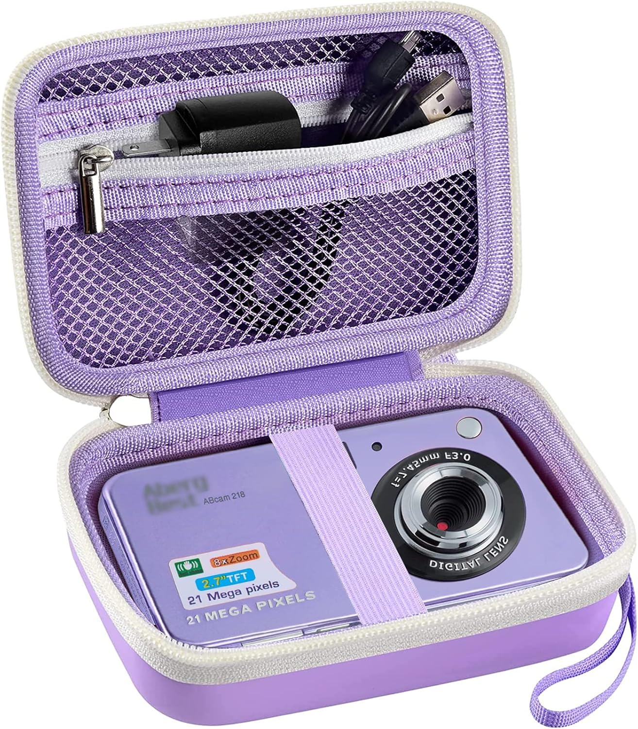 GWCASE Funda para cámara digital compatible con CAMKORYpara YISENCEpara VAHOIALDpara Kodak Pixpropara Canon PowerShot ELPH 180 190para cámara Sony