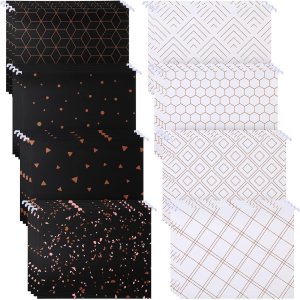 Paquete económico de 32 carpetas de archivos, 8 bonitos diseños gráficos, incluyendo pestañas e insertos ajustables, tamaño carta, organizador Paquete económico de 32 carpetas de archivos, 8 bonitos diseños gráficos, incluyendo pestañas e insertos ajustables, tamaño carta, organizador