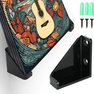 LANXGNAN Estante de pared de vinilo negro, soporte de exhibición de discos de vinilo acrílico para mostrar tu lectura diaria de LP en la oficina y LANXGNAN Estante de pared de vinilo negro, soporte de exhibición de discos de vinilo acrílico para mostrar tu lectura diaria de LP en la oficina y